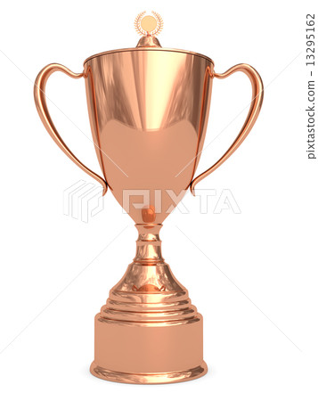 Bronze trophy cup on white Bronze trophy cup on white 13295162
