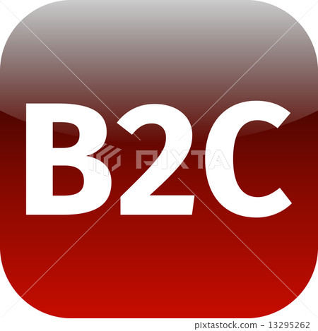 red B2C icon 13295262