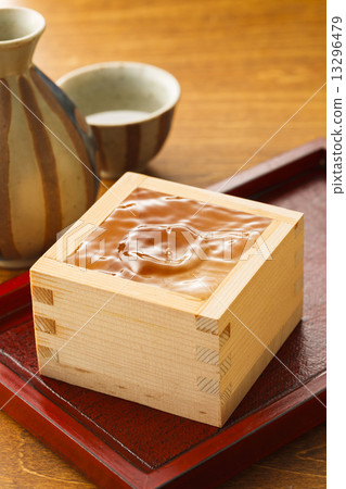 Japanese sake image 13296479