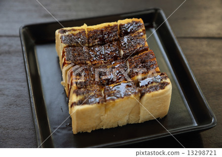 baked bread with chocolate cream baked bread with chocolate cream 13298721