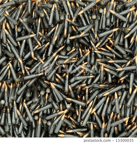 Background composed of rifle cartridges Background composed of rifle cartridges 13300035
