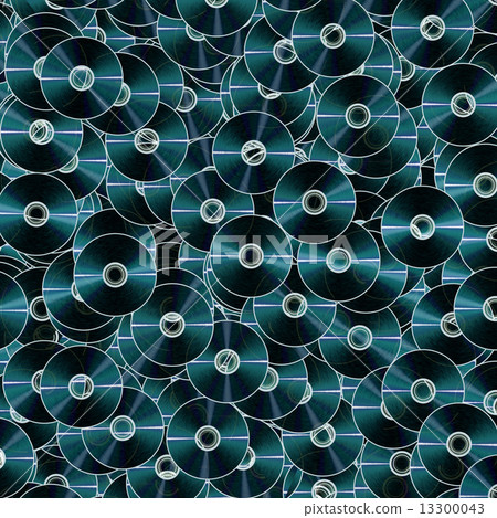 Background composed of many compact discs 13300043