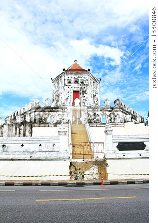 Phra Sumen Fort in Bangkok, Thailand. 13300846
