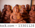 wood buddha statues figures in Thailand. 13301128