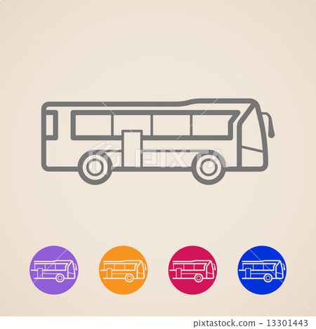 vector bus icons  13301443
