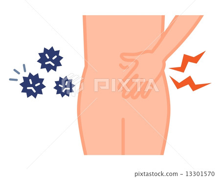 肚子痛的畫 13301570