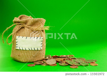 Sack full of coins Sack full of coins 13301972