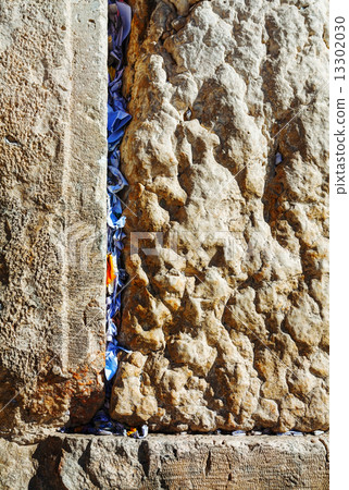 Rocks of the Wailing wall close up in Jerusalem 13302030