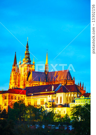 The Prague castle close up The Prague castle close up 13302156