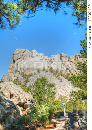 Mount Rushmore monument in South Dakota 13302169