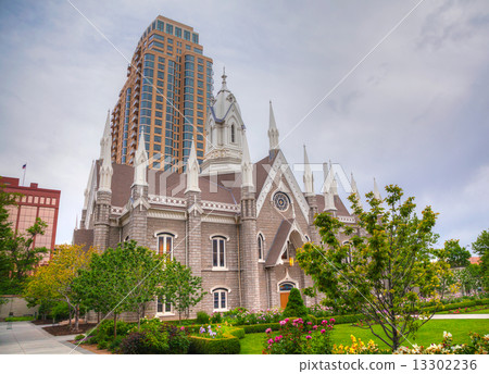 Mormons' Temple in Salt Lake City, UT 13302236