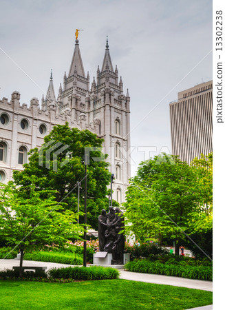Mormons' Temple in Salt Lake City, UT 13302238