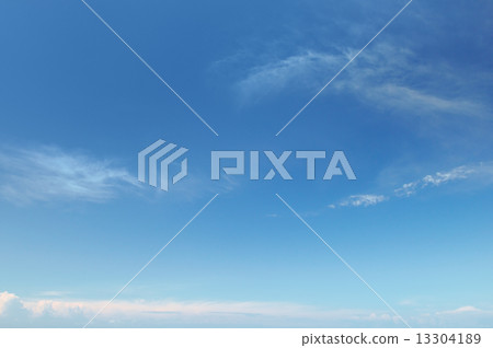 fluffy clouds in the blue sky fluffy clouds in the blue sky 13304189