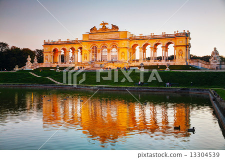 Gloriette Schonbrunn in Vienna at sunset 13304539