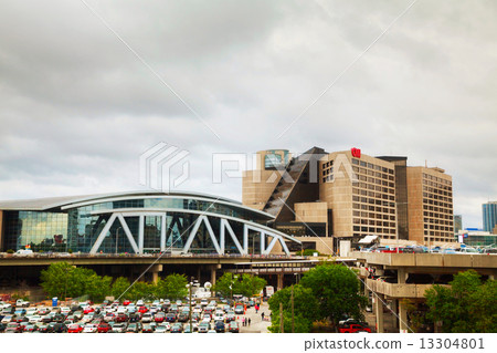 Philips Arena and CNN Center in Atlanta 13304801