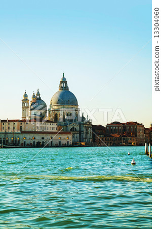 View to Basilica Di Santa Maria della Salute in Venice 13304960