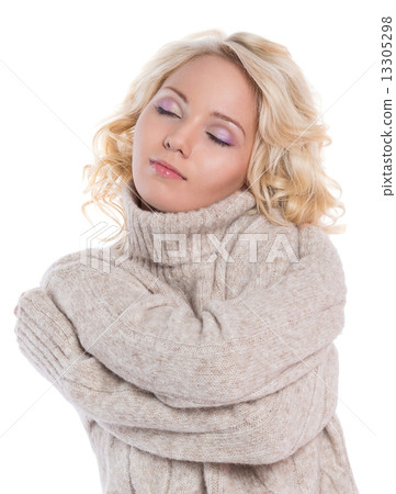 Young woman in a warm sweater Young woman in a warm sweater 13305298