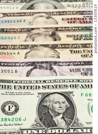 Background of U.S. dollars 13305619