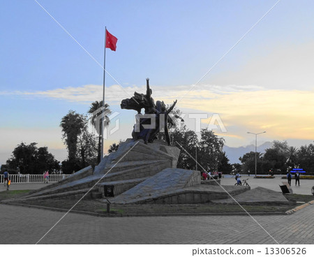 Plaza where Antalya Old Town Clock Tower is located Plaza where Antalya Old Town Clock Tower is located 13306526