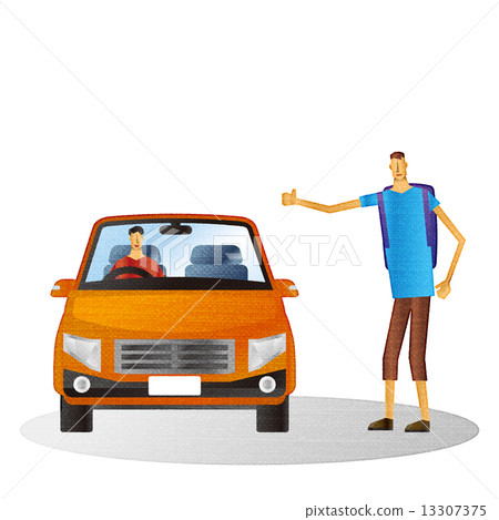 Hitchhiker hitch hiking 13307375