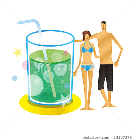 Drink swimsuit summer juice drink 13307376