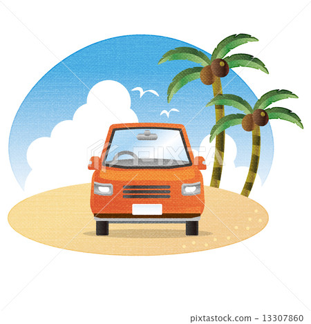 Car car Summer summer vacation Drive wave 13307860