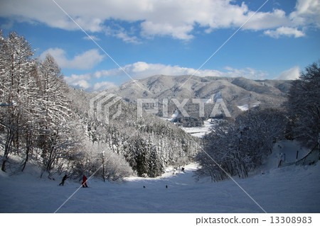 Kashima Spears ski resort one beech downhill course Kashima Spears ski resort one beech downhill course 13308983