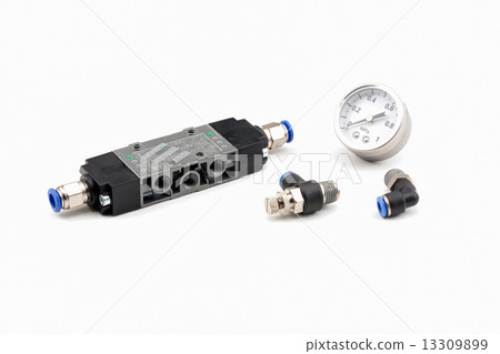 Pneumatic Valve and Pressure Gauge 13309899