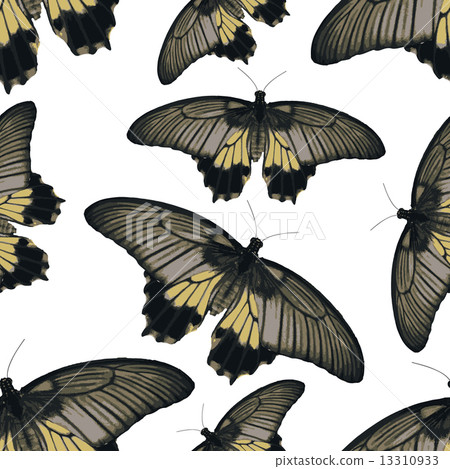 colorful simple vector butterflies seamless pattern eps10 13310933
