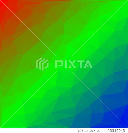 abstract vector triangle red green blue pattern eps10 13310943