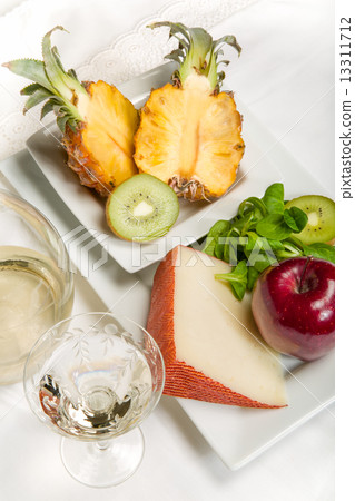 Fruit, cheese and wine 13311712