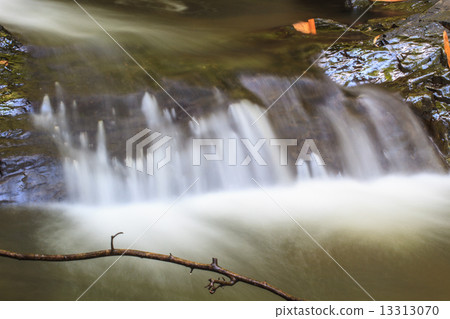 Nature waterfall in deep forest Nature waterfall in deep forest 13313070