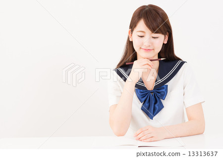 School girl high school student image School girl high school student image 13313637