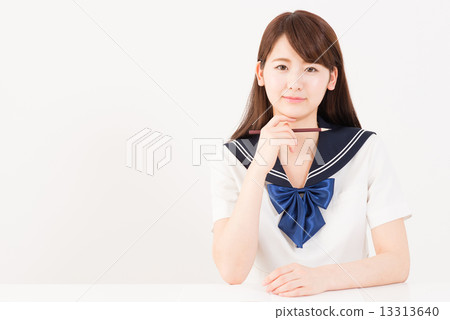 School girl high school student image School girl high school student image 13313640