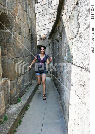 Girl in Tatev monastery 13314881