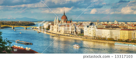 Panoramic overview of Budapest Panoramic overview of Budapest 13317103
