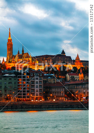 Old Budapest with St. Matthias church 13317142