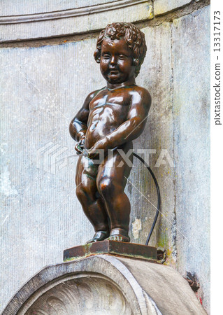 Manneken Pis sculpture in Brussels 13317173