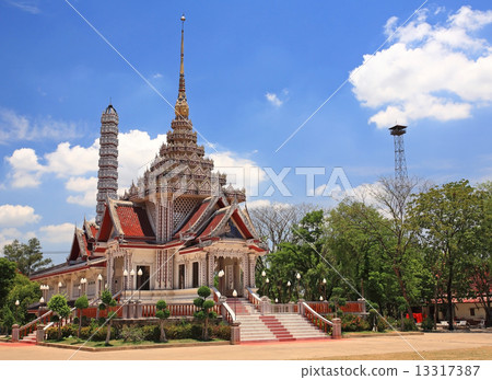 Thai crematory or funeral pyre 13317387
