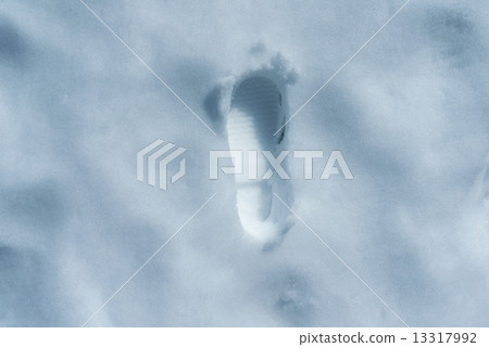 Foot after snow Foot after snow 13317992