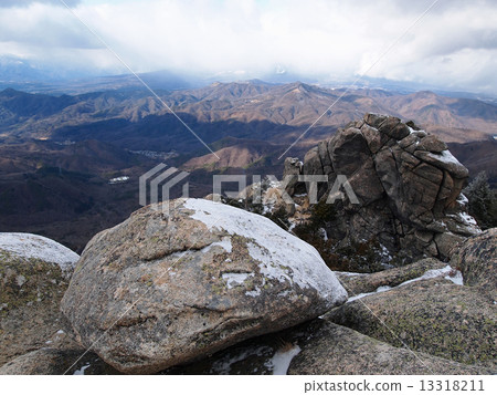 從Mt. Ruisan山頂部的看法 從Mt. Ruisan山頂部的看法 13318211