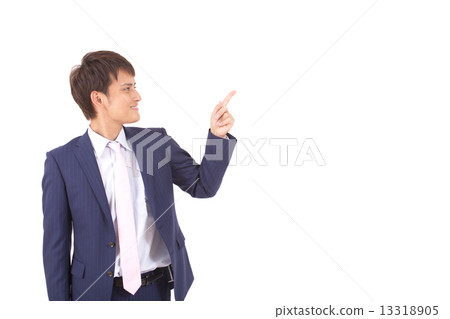 指向手指的商人 指向手指的商人 13318905