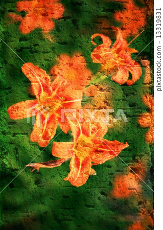 Double exposure of floral objects Double exposure of floral objects 13319831