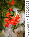 Double exposure of floral objects 13320039