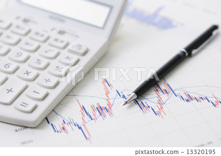 Stock Photo: stock market chart, stock prices, stock market