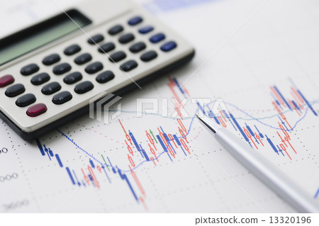 Stock Photo: stock market chart, stock market, stock