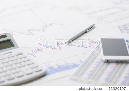 Stock Photo: stock market chart, stock prices, stock market