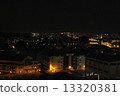 Night Scene over Singapore Housing Estate 13320381