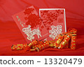 Chinese greeting cards and firecrackers 13320479