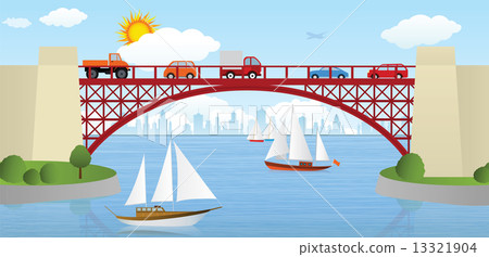 Bridge over the river 13321904